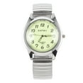 thumbnail image 4 of Shengjike Easy Read Stretch Band Luminous Dial Watch for Men - Silver, 4 of 4