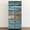 Color 1, variant on Self Adhesive Vinyl Refrigerator Wrap Set Turquoise Wooden Planks Rustic Distressed Door Mural Removable Fridge Sticker Peel and Stick&nbsp;Full Door Cover Decal Kitchen Bar Decor