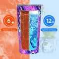 thumbnail image 7 of Music Party Audio Neon Night Stainless Steel Tumbler with Lid and Straw 20oz Vacuum Insulated Travel Mug for Hot & Cold Drinks Coffee Wine Water Cup, 7 of 7