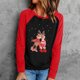 thumbnail image 2 of Tops de mujer Camisas Blusas Elegantes Camisas casuales de manga larga Cuello redondo de Navidad Ajuste ligero Túnica de otoño Top Otoño Odeerbi ODB-5, 2 of 6