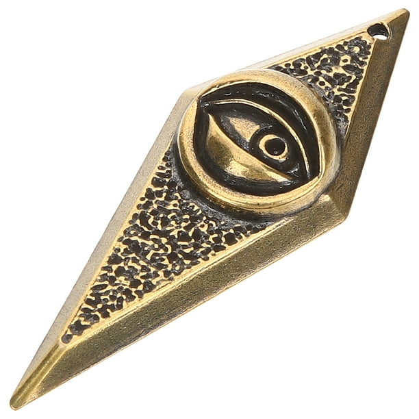 Decoración colgante de metal de Charm de Evil Eye Decoración de cadena de cadena de llave Vintage Decoración de encanto colgante