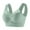 Green P, variant on Stamzod Sports Bras for Women No Underwire Wireless Bra Full Coverage Push Up Bra Seamless Bras for Women Everyday Bras Coffee P XXXXL