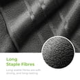 thumbnail image 2 of Cariloha Organic Bamboo and Turkish Cotton Towel Set - Highly Absorbent and Odor-Resistant - 600 GSM - Set of 3 - Onyx, 2 of 7