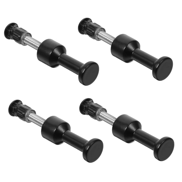 WASHWEPE 4Ud Gancho Redondo Negro Para Pegboard Con Instalación Fácil Para Organización De Pared