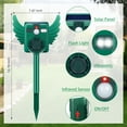 thumbnail image 7 of KingFurt Solar Animal Repeller with Ultrasonic Motion Sensor and LED Lights, Waterproof, 1 Pack, 5.3" x 4.2" x 3.7", 7 of 7