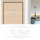thumbnail image 5 of Mejore su baño con elegantes calcomanías de pared con texto en color plateado, 5 of 8