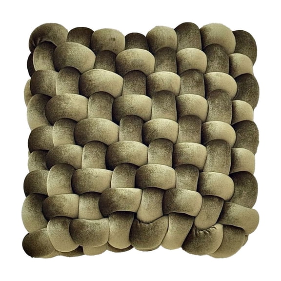 BBilaBu Knot Pillows Square Knotted Plush Throws,Soft Accent Pillows Decoration Cushion,for Couch Home Office Living Room Bedroom Decor 13*13 Inch