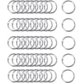 thumbnail image 1 of Book Rings Metal Rings 50pcs 50mm Book Binding Rings For Notebook Diary Photo Album Diy Planner, 1 of 5