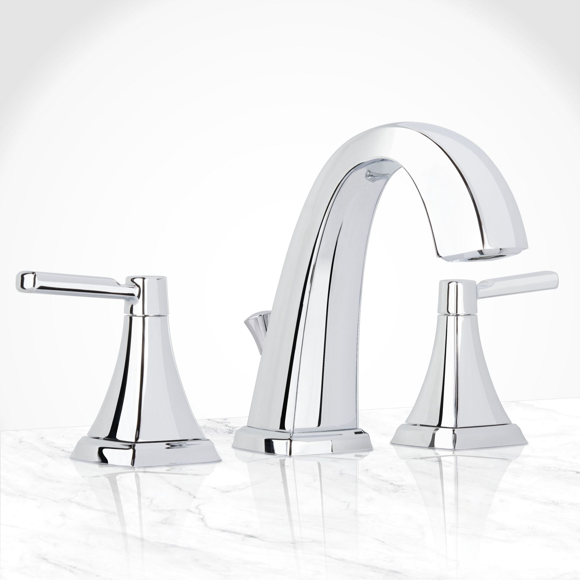 Miseno MNO641LFB Elysa 1.2 GPM Widespread Bathroom Faucet - Black