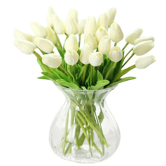 30 Pcs Real-Touch Artificial Tulip Flowers Home Wedding Party Decor