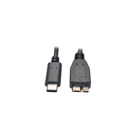 UPC: 0037332189271 | Tripp Lite U426-003 3 USB 3.1 Type C to USB 3.0 Micro-B Cable