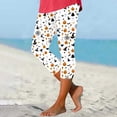 thumbnail image 2 of ZACPNCV Leggings Capris d'Halloween pour Femmes Extensibles Imprimés Collants Multicolores, 2 of 5