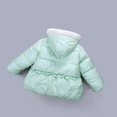 thumbnail image 2 of Uccdo 12M-6T Toddler Girls Winter Fleece Lined Coats Puffer Jackets Kids Zipper Hooded Coat Outwear, 2 of 3