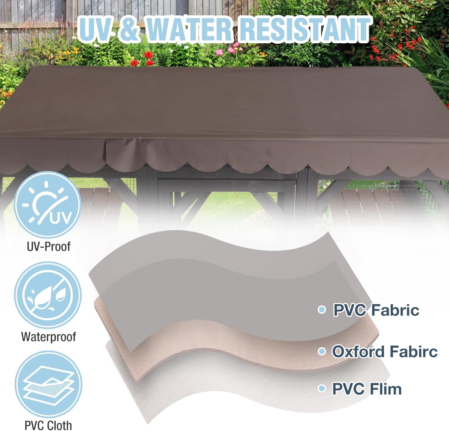 Aivituvin Catio Outdoor Cat Enclosure 70" Large Window Catio Wooden Cat House Walk-in Cat Cage with 7 Platforms Waterproof Cover for 2-6 Cats (Black)