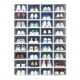 thumbnail image 4 of Caja de almacenamiento de zapatos de plástico engrosado, caja de almacenamiento de zapatos transparente, gabinete de zapatos abatible antioxidante, estante de almacenamiento de zapatos, 4 of 4