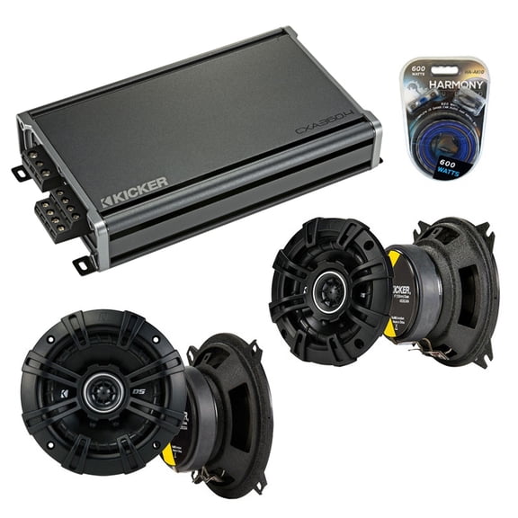 Fits Porsche Boxter 1997-2003 Speaker Replacement Kicker DSC4 DSC5 & CX300.4 Amp - Factory Certified