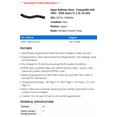 thumbnail image 2 of Upper Radiator Hose - Compatible with 2004 - 2006 Acura TL 3.2L V6 GAS 2005, 2 of 2
