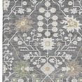 thumbnail image 3 of HomeRoots 679191 9 x 12 ft. Charcoal Ivory & Gold Oriental Washable Machine Made Rectangle Area Rug with UV Protection, 3 of 9