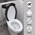 thumbnail image 4 of HELLHERO Comfortable and Practical for Household Universal Lid Cover Set for Toilet Adjustable Stretch Stretch Fit Cosmic Astrology Theme, 4 of 8