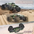 thumbnail image 4 of TENSSENX 1:18 Scale All Terrain RC Cars, 40KM/H High Speed 4WD Remote Control Car with 2 Rechargeable Batteries, 4X4 Off Road Monster Truck, 2.4GHz Electric Vehicle Toys Gifts for Kids and Adults, 4 of 5