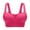 Red, variant on Bras for Women's Seamless Sleep Sports Bra With No Steel Ring Thin And Shockproof Yoga Gathered U Back Bra on Clearance Red L