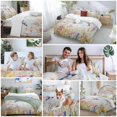 thumbnail image 6 of Spring Hummingbird Floral Bedding 3 Piece Duvet Cover Set California King, Farmhouse Flower Botanical Soft Microfiber Comforter Cover with Zipper Closure & Pillowcases, FadeResistant Quilt Cover, 6 of 9
