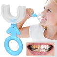 thumbnail image 1 of Dinosaur Style Children'S U-Shape Toothbrush For 360° Thorough Cleansing Whitening Massage Toothbrush U- Type Modeling Toothbrush For Children, Manual Toothbrush, 1 of 5