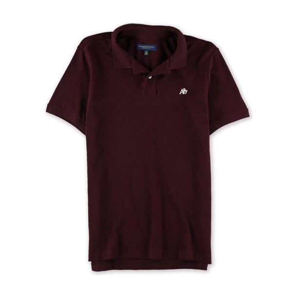 Polo de Rugby Aeropostale A87 para hombre morado grande