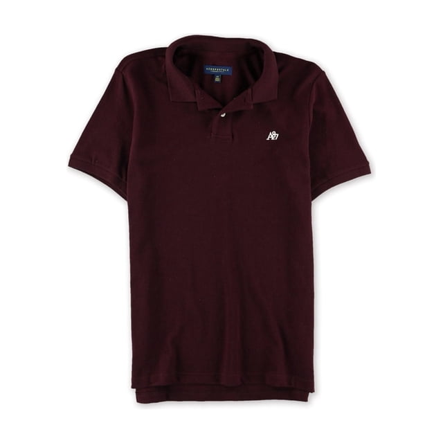Polo de Rugby Aeropostale A87 para hombre morado grande