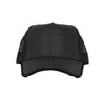 thumbnail image 2 of Top Headwear Trucker Straw Hats For Men Two-Tone Snapback Cap, Black, 2 of 4