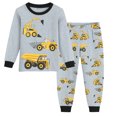 thumbnail image 1 of Little Hand Bambin Pyjama Pyjama Pyjama Enfants Vêtements de Nuit 2 Pièces Manches Longues Pjs Set 2T, 1 of 6