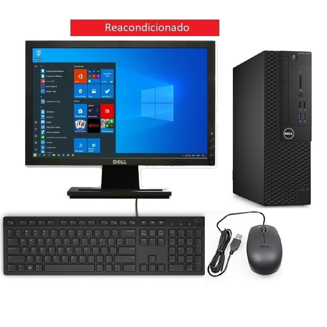 PC Dell 3050 SFF- CORE I5 7MA- 8GB- 1TB HDD- MONITOR 17"- Reacondicionado.