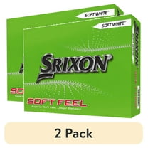(2 pack) Srixon Soft Feel 13 White Golf Balls, 12 Count
