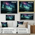 thumbnail image 4 of Designart "Kawaii Aurora Borealis In Canada I" Aurora Borealis Picture Framed Canvas Prints, 4 of 5