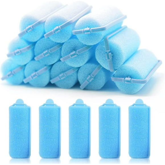Sponge Curling Irons, 24 Pack Foam Curling Irons, Sponge Hair Styling Tools, Soft and Durable, Suitable for DIY Hairstyles for Women, Girls and Childr