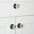 thumbnail image 4 of Grandeur 808579 Carre 1-1/4" Square Crystal Cabinet Knob - Brass, 4 of 7