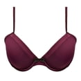 thumbnail image 1 of Brasier Ilusión Satín Vino Talla 38B, 1 of 4