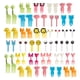thumbnail image 3 of 90 Uds. Palillos Comida para Bonitos Frutas Accesorios Cajas Bento, 3 of 5