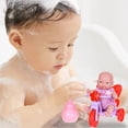 thumbnail image 4 of KOYPTL 6 Inch Mini Reborn Baby Doll Toy Set For Toddlers 1-3,Newborn Dolls Collection Includes Baby Doll And Cart,Play House Simulation Dolls Christmas Birthday Gift For Kids Boys Girls 3 4 5+, 4 of 6