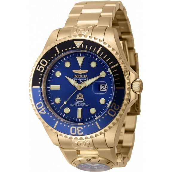 Invicta 45819 Men's Pro Diver Blue Dial Bracelet Dual Time Watch