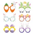 thumbnail image 4 of YAOMOBB Funny Glasses Foldable Party Glasses Set Lightweight Rabbit Carrot Easter Design Tear resistant and Non fading, 4 of 5