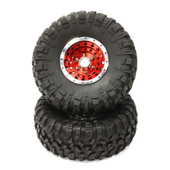 INTEGY C24871RED X4Type Spoke Off-Road 2.2 Size Wheel/Tire Set Multi-Colored