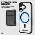 thumbnail image 4 of Pelican Apple iPhone 17 MagSafe Compatible Ranger Phone Case - Frosted Clear/Black, 4 of 9