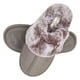 thumbnail image 1 of Pantuflas Jessica Simpson Comodas de Peluche Sintético con Memoria de Forma Gris, 1 of 1