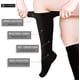 thumbnail image 2 of 4XL-Large Calcetines de compresión para hombres y mujeres, 20-30 mmhg, talla grande, graduado médico, soporte alto, compresión de pantorrilla, medias hinchables, fascitis plantar, calcetines has, 2 of 4