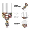 thumbnail image 4 of Amdohai Stainless Steel Comb Detangling Hair Wide Tooth Comb -static Comb for Men's Hairdressing Styling Tool, 4 of 5
