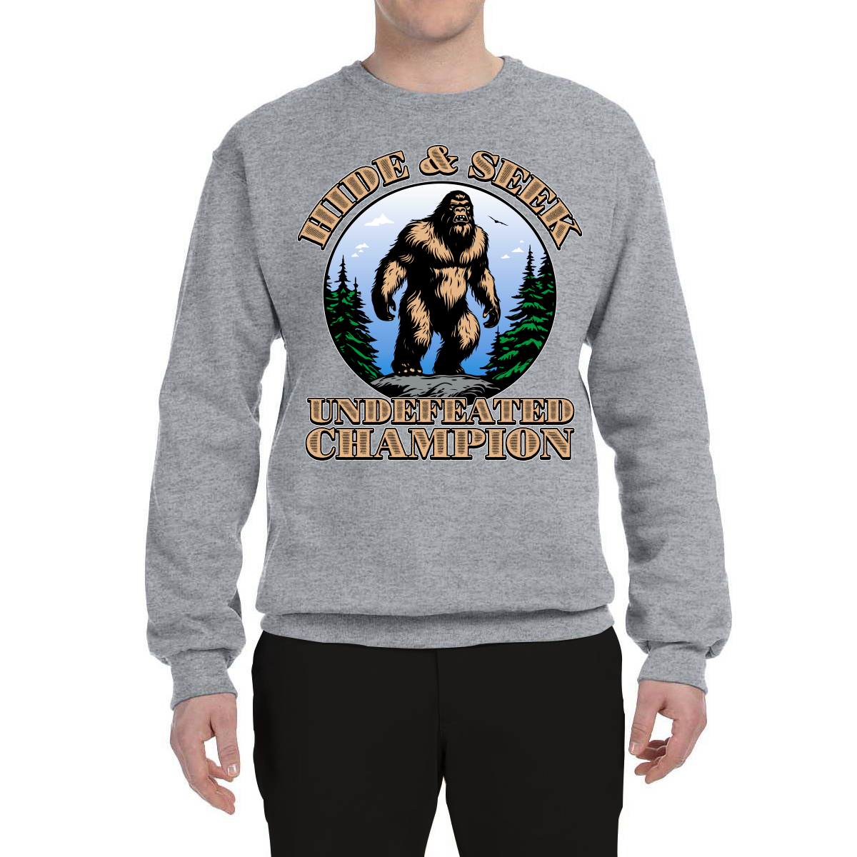 Wild Bobby Hide and Seek Champion Unisex Crewneck Sweatshirt