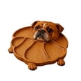 thumbnail image 2 of 9.48 in Adorable Dog Shaped Food Tray With Divided Compartments For Organizing And Storing Pet Meals, Treats, And Snacks, Decorative Serving Platter For Pet Owners, Pet Food Storage,B, 2 of 5