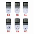 thumbnail image 2 of Electronic Digital Timer Switch 24 Hour Cyclic Eu Au Us Fr Br Plug Kitchen Timer Outlet Programmable Timing Socket 220v 120v, 2 of 3