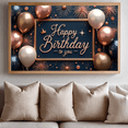 thumbnail image 6 of Rose Gold Happy Birthday Banner Decorative Balloons Elegant Frame for Birthday Party Event Indoor Decoration Celebration, 6 of 7